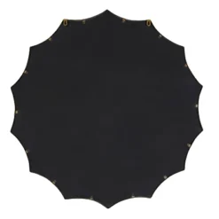 33.5" Lalina Scallop Wall Mirror Gold - Kate & Laurel All Things Decor -Umbra Home Decor Shop GUEST 0077d827 e0e4 484a ae49 75cfd1f718ed