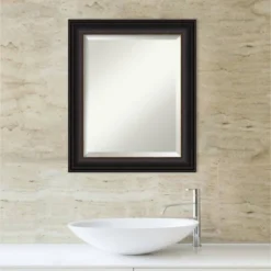 Trio Oil Rubbed Framed Bathroom Vanity Wall Mirror Bronze - Amanti Art -Umbra Home Decor Shop GUEST 00910ede ae36 4b3b b49c ec66413b6163