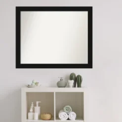 Amanti Art Avon Black Non-Beveled Bathroom Wall Mirror -Umbra Home Decor Shop GUEST 01b74e09 6de3 4a14 92ad 40da8ee633d8