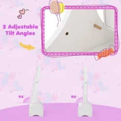 Tangkula Kids Jewelry Cabinet W/ Full-Length Mirror 2 Adjustable Tilt Angles Drawer White -Umbra Home Decor Shop GUEST 01e37be5 deec 46b7 aa3b 3a0320f528b4