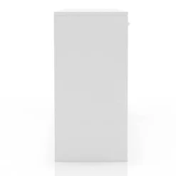 2pc Grayde 3 Drawer Vanity Table And Mirror Set With Led Trim And USB Ports - Luminous White - MiBasics -Umbra Home Decor Shop GUEST 0293f68c bd91 460e 87ca f64f25dd0e9a