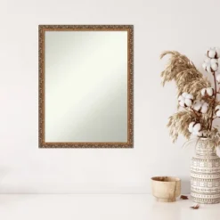 20" X 26" Non-Beveled Antique Bronze Wood Wall Mirror - Amanti Art -Umbra Home Decor Shop GUEST 02e76e93 90bc 43da 8e2d abb389420fb7