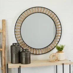 Metal Beading Wall Mirror - Olivia & May 10 Metal Beading Wall Mirror - Olivia & May -Umbra Home Decor Shop GUEST 0436cad6 4ea3 4f0b 9fa2 478ba7c7d763