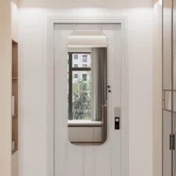 Maliang Standing Jewelry Cabinet Armoire With Full Length Mirror, Lockable, White -Umbra Home Decor Shop GUEST 050614b9 f60c 4b71 92ea 35be02c0cf6c