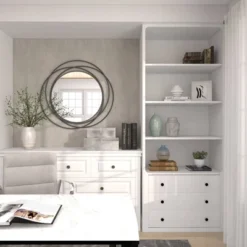 Metal Overlapping Circle Frame Wall Mirror- Olivia & May -Umbra Home Decor Shop GUEST 06290cea 1560 4d58 b9cd 3d91fca0d113