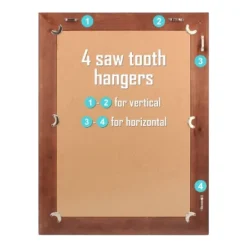 Rectangle Worn Wood Decorative Wall Mirror Stratford Maroon - Stonebriar Collection -Umbra Home Decor Shop GUEST 06838cae aff1 4425 9fb9 9b03883fb66b