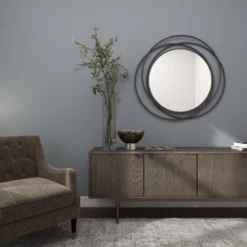 Metal Overlapping Circle Frame Wall Mirror- Olivia & May -Umbra Home Decor Shop GUEST 068c68a0 6be8 473a 930e 9515ff0ef80a