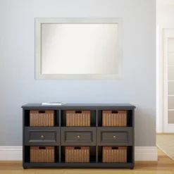 41" X 29" Non-Beveled Mosaic White Wall Mirror - Amanti Art -Umbra Home Decor Shop GUEST 070f0ce8 4b2e 4486 9f1f 6a5d71685f7b