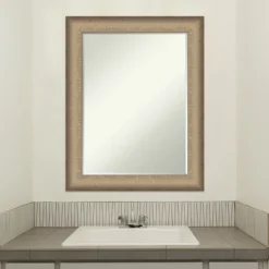 Elegant Brushed Petite Bevel Bathroom Wall Mirror -Umbra Home Decor Shop GUEST 074fbcb8 d5c4 4935 a480 aefb998ba013
