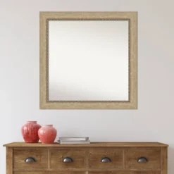 31" X 31" Non-Beveled Astor Champagne Wall Mirror - Amanti Art -Umbra Home Decor Shop GUEST 0760b9ba f800 4cd8 8c3f b981f79d7e7b