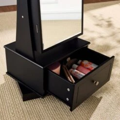 Best Choice Products 360 Swivel Standing Mirrored Jewelry Cabinet, LED-Lit Makeup Organizer W/ Mirror -Umbra Home Decor Shop GUEST 084632f0 1034 4d5a 8004 7b3db098cb04