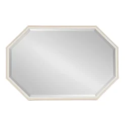 Oakhurst Octagon Wall Mirror White - Kate & Laurel All Things Decor -Umbra Home Decor Shop GUEST 0a725a5f 92d7 492e 957d a727499bf629