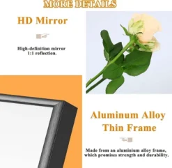 Guse Full Length Mirror, Aluminum Alloy Frame, Free Standing Or Wall Mounted - The Pop Home -Umbra Home Decor Shop GUEST 0af99f34 06ec 44e2 a777 5791d2122ad1