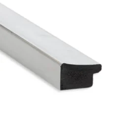 Scratched Wave Chrome Framed Full Length On The Door Mirror - Amanti Art