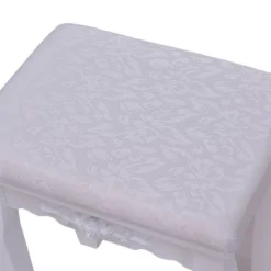 Tangkula Oval Vanity Mirror Dressing Table Beauty Dresser Cosmetics Organizer W/ Cushioned Bench -Umbra Home Decor Shop GUEST 0cc89b6d 964c 4d41 8686 6c4e7c19f361