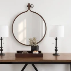 23.5" X 28.5" Yitro Irregular Wall Mirror Antique Bronze - Kate & Laurel All Things Decor -Umbra Home Decor Shop GUEST 0cfb5d76 b4cb 41d7 87db 6e96fb22c614