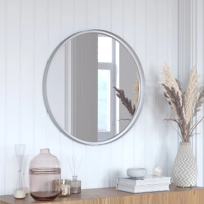 Flash Furniture Jennifer Metal Framed Wall Mirror - Large Accent Mirror For Bathroom, Vanity, Entryway, Dining Room, & Living Room 1 Flash Furniture Jennifer Metal Framed Wall Mirror - Large Accent Mirror For Bathroom, Vanity, Entryway, Dining Room, & Living Room