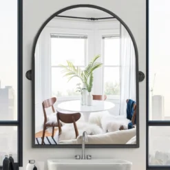 Yale Arch Metal Pivot Bathroom Vanity Mirror Tilting Vanity Mirrors Decorative Wall Mirrors 36"x24" - The Pop Home 9 Yale Arch Metal Pivot Bathroom Vanity Mirror Tilting Vanity Mirrors Decorative Wall Mirrors 36"x24" - The Pop Home -Umbra Home Decor Shop GUEST 0d1c2924 ce70 4aff 92e3 2827c7ba8f46