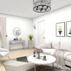 Glam Mirror And Wood Patterned Console Table Silver - Olivia & May -Umbra Home Decor Shop GUEST 0d45493f 1dc1 42b5 bfbf e14eff4ff7ae