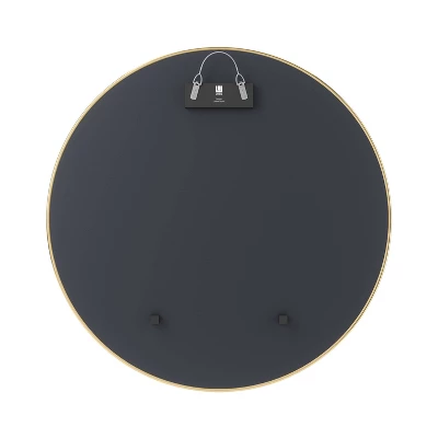 34" Hubba Wall Mirror Brass - Umbra 3 34" Hubba Wall Mirror Brass - Umbra - Image 3