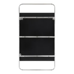 20" X 36" Nobles Radius Corner Framed Decorative Wall Mirror Silver - Kate & Laurel All Things Decor -Umbra Home Decor Shop GUEST 0e060928 89ec 40ea 9056 8802084c6a72