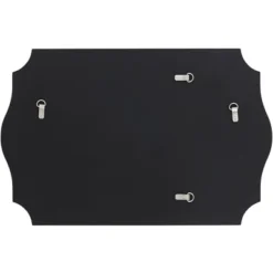 Noble Park Tessa Arch Vanity Decorative Wall Mirror Modern Beveled Matte Black Wood Frame 26" Wide For Bathroom Bedroom Living Room Home Office House -Umbra Home Decor Shop GUEST 0e4b3918 d429 4004 bb5b 287f06380fd9