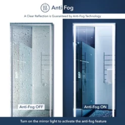 Soraya 65" X 22" Full-length Frameless Anti-Fog Plug-in/Hardwire Aluminum Front-lit Tri-color LED Freestand/Hang Mirror W/ Touch Control - JONATHAN Y -Umbra Home Decor Shop GUEST 0ecd650b ca25 4937 a570 b23af1938255