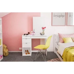 Joplin Vanity With Mirror White - Polifurniture -Umbra Home Decor Shop GUEST 0edd86af 8705 4752 80d7 4a903f70db93