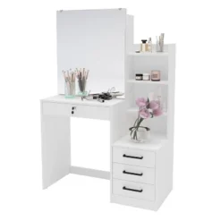 Hannah Vanity With Mirror White - Polifurniture 10 Hannah Vanity With Mirror White - Polifurniture -Umbra Home Decor Shop GUEST 0fdb7d1c 0f7f 46ab 9dc6 c0d445413018
