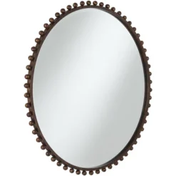 Uttermost Round Vanity Decorative Wall Mirror Rustic Beveled Glass Dark Bronze Beaded Iron Frame 32" Wide For Bathroom Living Room 9 Uttermost Round Vanity Decorative Wall Mirror Rustic Beveled Glass Dark Bronze Beaded Iron Frame 32" Wide For Bathroom Living Room -Umbra Home Decor Shop GUEST 103dc06e 8289 4dad 9965 e8e1cfd93b14