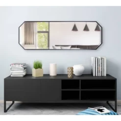 Kate & Laurel All Things Decor 16" X 48" Rhodes Full Length Wall Mirror -Umbra Home Decor Shop GUEST 10e16746 65c4 4ba1 96d5 f7d55e4ef520