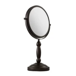 9" Round Two-Sided Swivel Vanity Makeup Mirror - Zadro