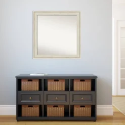 31" X 31" Non-Beveled Regal Birch Cream Bathroom Wall Mirror - Amanti Art 11 31" X 31" Non-Beveled Regal Birch Cream Bathroom Wall Mirror - Amanti Art -Umbra Home Decor Shop GUEST 12af0344 0296 4af7 90aa 84aa28eb2099