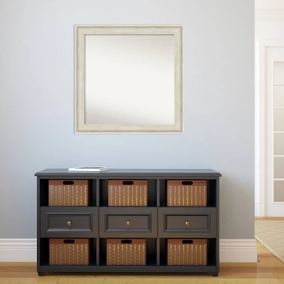 31" X 31" Non-Beveled Regal Birch Cream Bathroom Wall Mirror - Amanti Art 4 31" X 31" Non-Beveled Regal Birch Cream Bathroom Wall Mirror - Amanti Art - Image 4