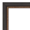 Amanti Art Ashton Black Petite Bevel Wood Bathroom Wall Mirror 26.5 X 20.5 In.