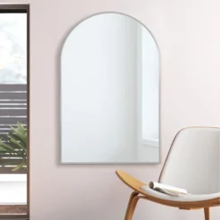 Yetta 24"x 36" Arch Mirror For Bathroom Entryway Wall Decor Metal Frame Wall Mounted Mirror - The Pop Home -Umbra Home Decor Shop GUEST 12ece86f f6fa 4537 9447 766973de92d6