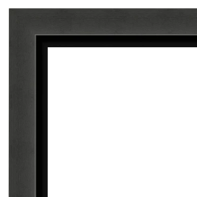 Amanti Art Tuxedo Black Petite Bevel Bathroom Wall Mirror 29 X 23 In. 1 Amanti Art Tuxedo Black Petite Bevel Bathroom Wall Mirror 29 X 23 In.
