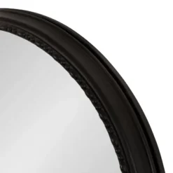 24" X 24" Astele Round Framed Mirror Black - Kate & Laurel All Things Decor -Umbra Home Decor Shop GUEST 13416a08 98f7 4f5f b1b9 84dc90d4b740