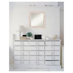 Alexandria White Wash Framed Wall Mirror - Amanti Art -Umbra Home Decor Shop GUEST 13dc1d33 ecca 402d 83a2 c801a01df4c6