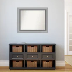 34" X 28" Non-Beveled Peak Polished Nickel Wall Mirror - Amanti Art -Umbra Home Decor Shop GUEST 13dee68c b2b0 47aa b284 5e4726cad655