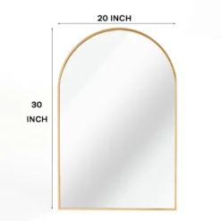 Ridstar 20 In. W X 30 In. H Brown Arched Bathroom Mirror 9 Ridstar 20 In. W X 30 In. H Brown Arched Bathroom Mirror -Umbra Home Decor Shop GUEST 14163c02 136e 4fa5 bb79 0349eeaaf75b
