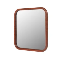 Sofie 23.62"x23.62" Decorative Wall Mirrors With Square PU Covered MDF Framed Mirror-The Pop Home -Umbra Home Decor Shop GUEST 146e01d7 d141 45bd 973a abd3a826e592