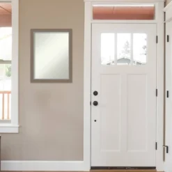 21" X 27" Non-Beveled Eva Brown Narrow Wall Mirror - Amanti Art -Umbra Home Decor Shop GUEST 15becb16 3bf7 47f4 bc1e 178e1ee9b162