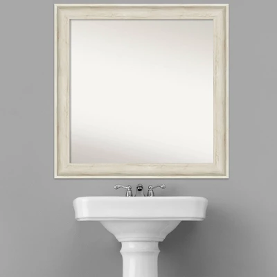 31" X 31" Non-Beveled Regal Birch Cream Bathroom Wall Mirror - Amanti Art 6 31" X 31" Non-Beveled Regal Birch Cream Bathroom Wall Mirror - Amanti Art - Image 6