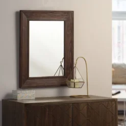 Wood Grain Chestnut Stained Wall Mirror Brown - StyleCraft -Umbra Home Decor Shop GUEST 18737b76 5971 4d76 9e78 6a6b2b982c3a