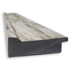 19" X 53" Crackled Framed On The Door Mirror Metallic - Amanti Art