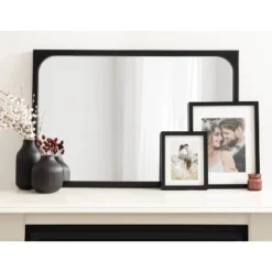 Kate & Laurel All Things Decor 24"x36" Kenai Framed Wall Mirror -Umbra Home Decor Shop GUEST 1a4e42ad 8056 46ec 985d 921af3bfd073