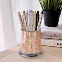 Wrapables 5mm X 5mm Self Adhesive Mosaic Glass Mirror Tile Stickers, 1960pcs For Arts And Crafts, Home Decoration, Rose Gold -Umbra Home Decor Shop GUEST 1a5407f6 5989 4a03 9781 e0bd4879ccd6