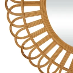 Rattan Starburst Wall Mirror Brown - Olivia & May -Umbra Home Decor Shop GUEST 1aab5d0c 599f 4e81 ba0d cbbb81f08f94