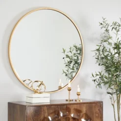 Contemporary Wall Mirror Gold - CosmoLiving By Cosmopolitan -Umbra Home Decor Shop GUEST 1b6000fb 9134 46d6 8850 40578fcfc100